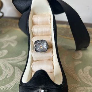 Silpada Glass Etched Ring